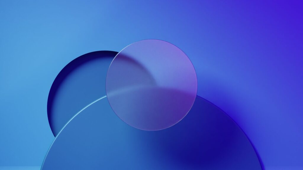 How Can I Manage Stress-Related Memory Problems to Improve Daily Functioning? 6 Minimalist abstract design featuring overlapping blue and purple geometric shapes.