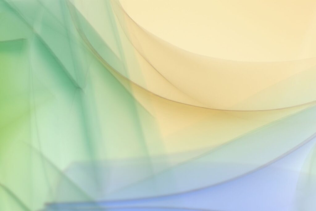 Abstract image featuring pastel gradients and soft overlapping lines, ideal for creative backgrounds.